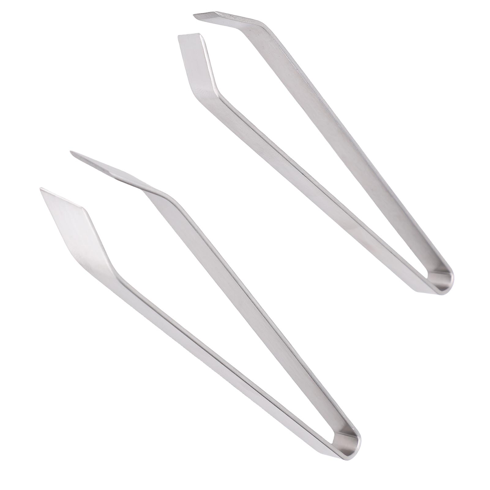 

Fish Bone Tweezers Stainless Steel Flat and Slant Tweezers Pliers Remover Tool for Kitchen