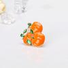 Women Fashion Halloween Pumpkin Brooch Enamel Pumpkin Broochpin Skirt Decoration