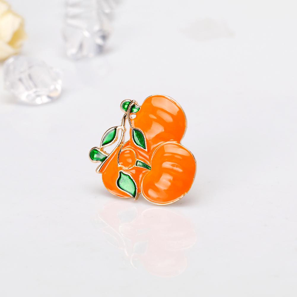 Women Fashion Halloween Pumpkin Brooch Enamel Pumpkin Broochpin Skirt Decoration