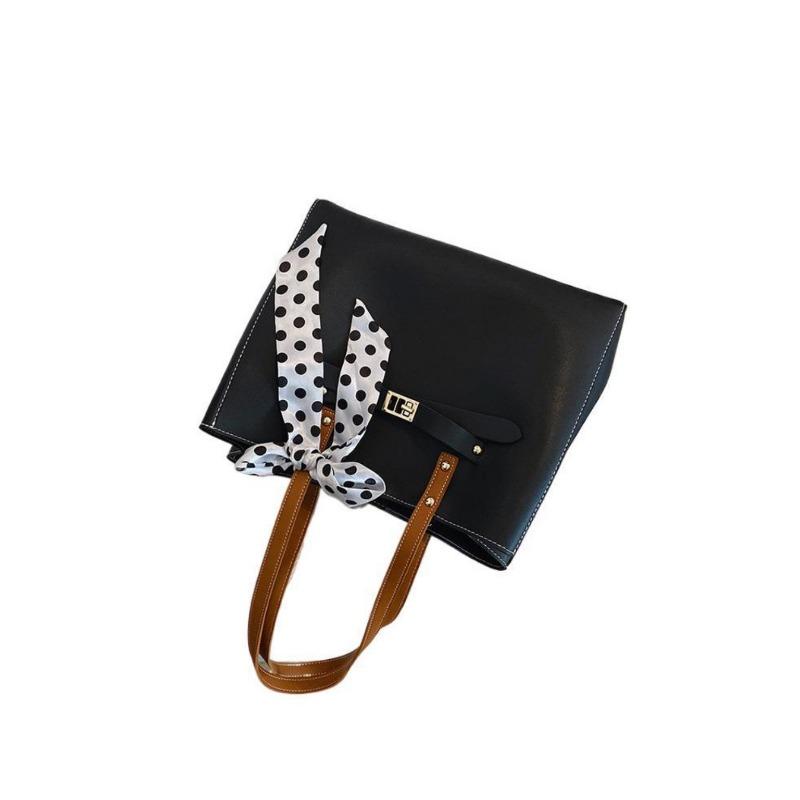 

Модная сумка-тоут, ручная сумка, сумка на плечо, сумка кроссбоди для женщин чёрный/коричневый