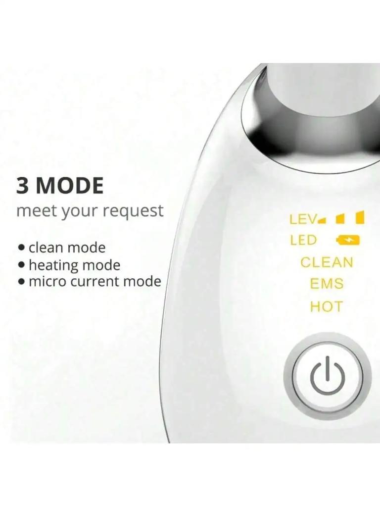 Multi-Function Skin Care Tool: Microcurrent Face Massager for Lifting LED Light Therapy for Acne & Wrinkles Vibration Mode
