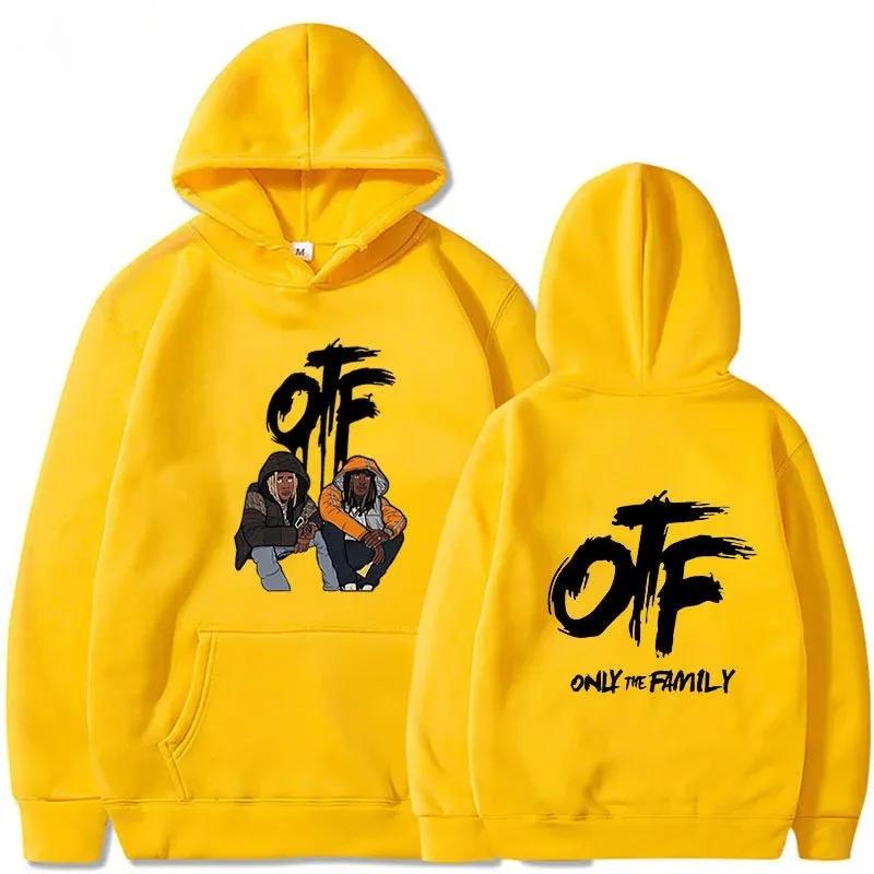 OTF Setr Hip-hop Letter Prt Print Women's Hoodie Fashion All-match Pullover Hoodie Women's New Street Sweatshirt Autumn and Winter Hoodie