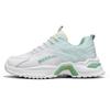 Casual Commuting Trendy Versatile Fashion Simple Durable Lightweight Low-Top Lifestyle Shoes Men Sneaker White Light-Green WXY-G325N05