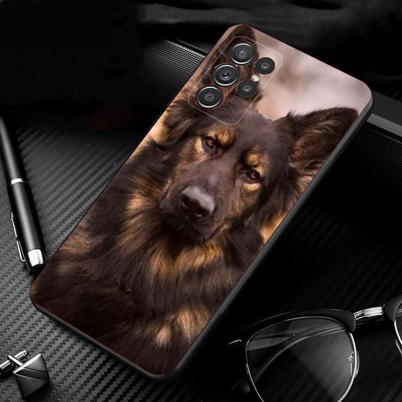 German Shepherd Dog Phone Case For Samsung S25 S24 S23 S22 S21 S20 Ultra S20 S22 S21 S10E S20 FE S24 Plus
