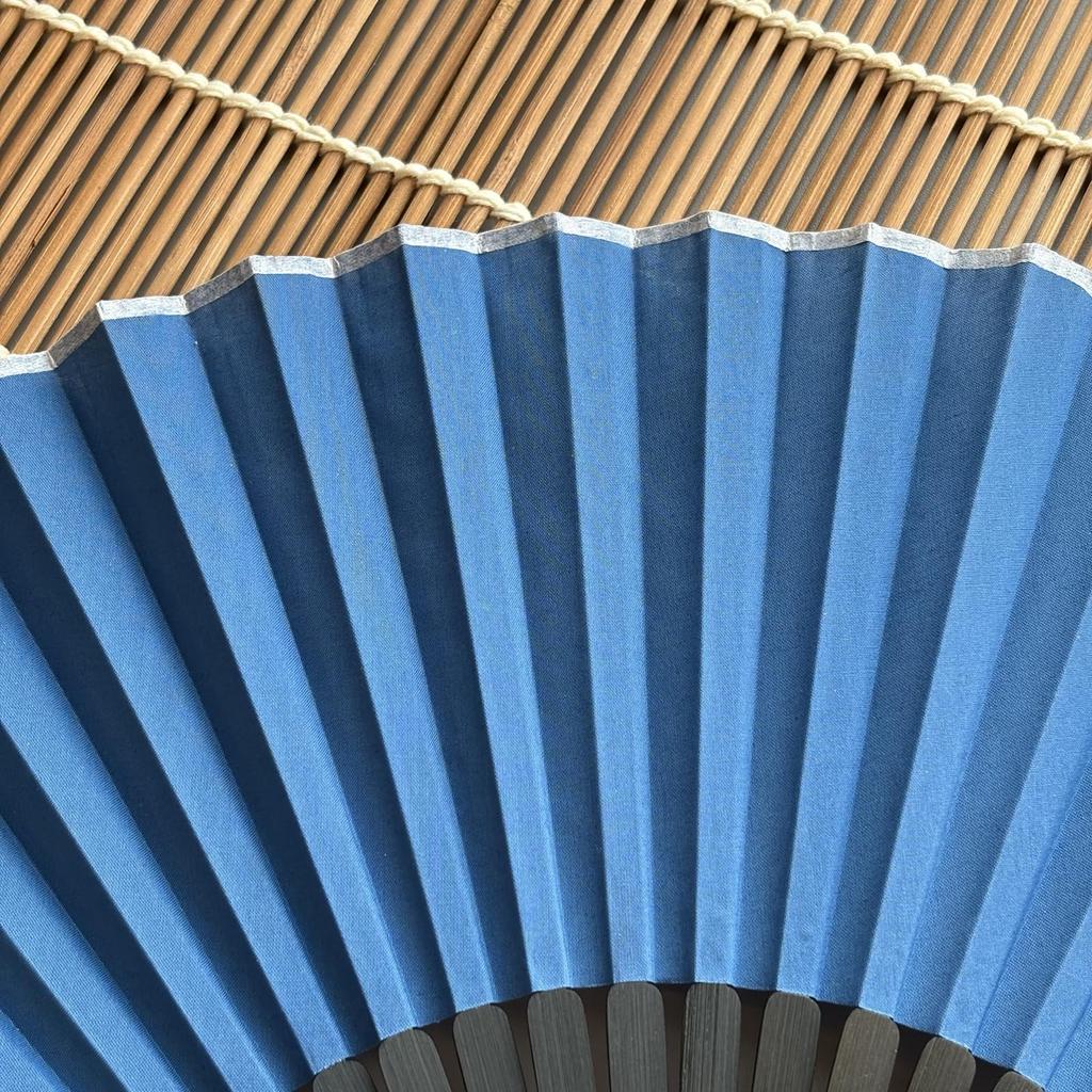 Aluminum Fan for Alloy Durable Metal Popular Cotton Fashionable Metal Fireworks Overseas Heatwave SMT097 Plain Blue [Ogimando] Men, Fan, Fan, Men's