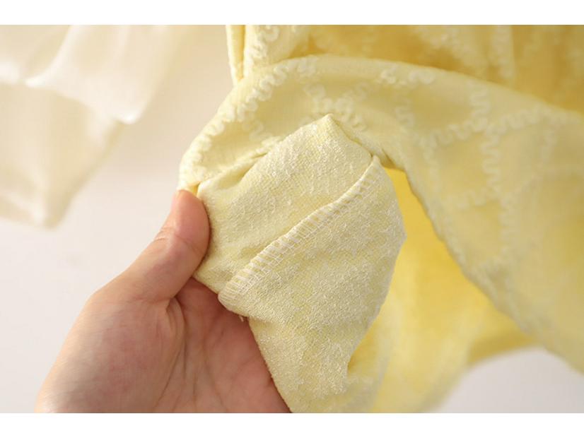 Huiai Girls' Autumn Korean Princess Dress: Long Sleeve Two-Piece Puff Sleeve Skirt