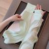 1 Pair of Summer Women's Spliced Arm Sleeves, Breathable and Loose Spliced Solid Color Arm Sleeves, Very Suitable for Driving
