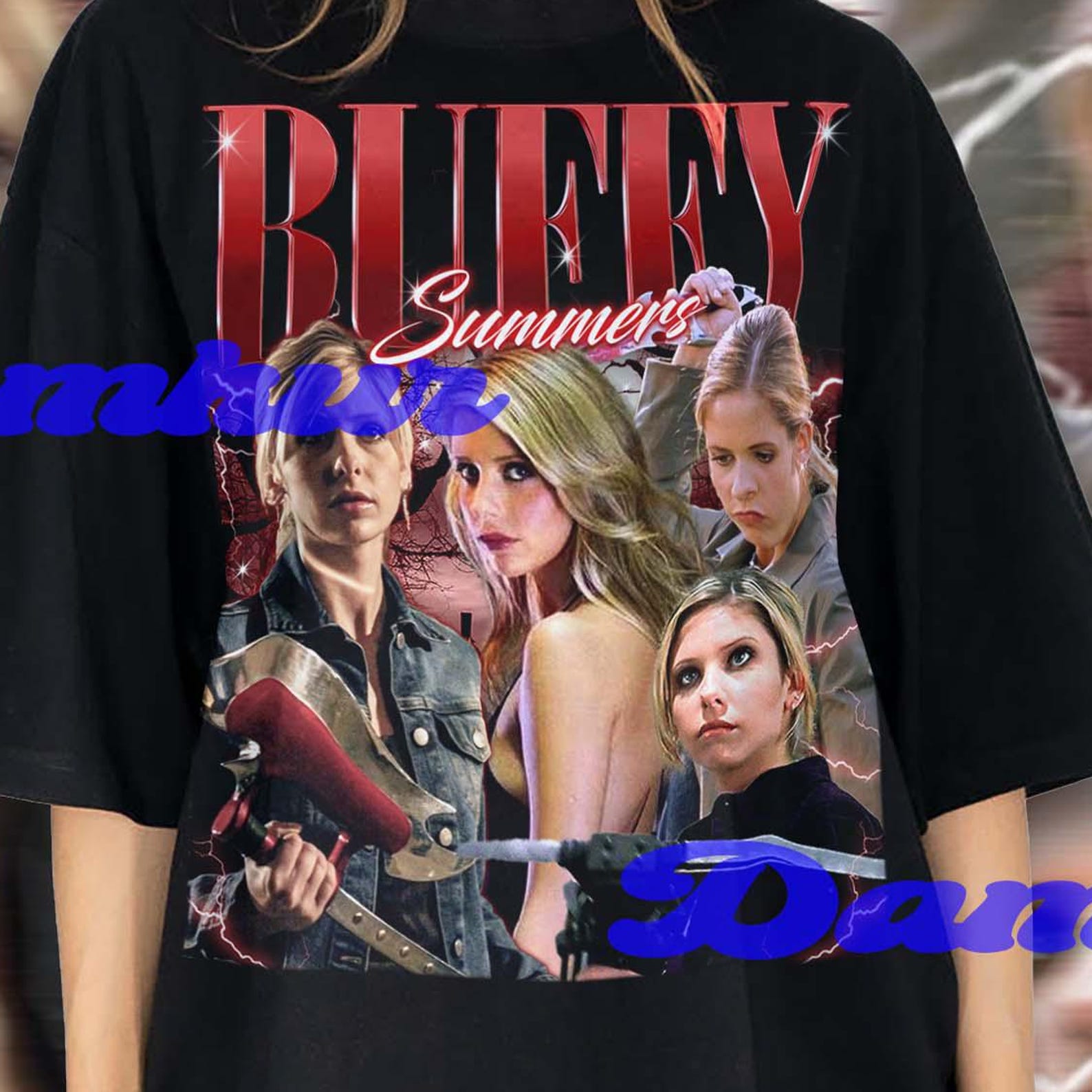 Buffy Anne Summers Shirt, The Vampire Slayer Summers Vintage Tee, Buffy Summers Tees, Buffy Summers Horror Movie T-shirt, Buffy Fan Gift 4XL