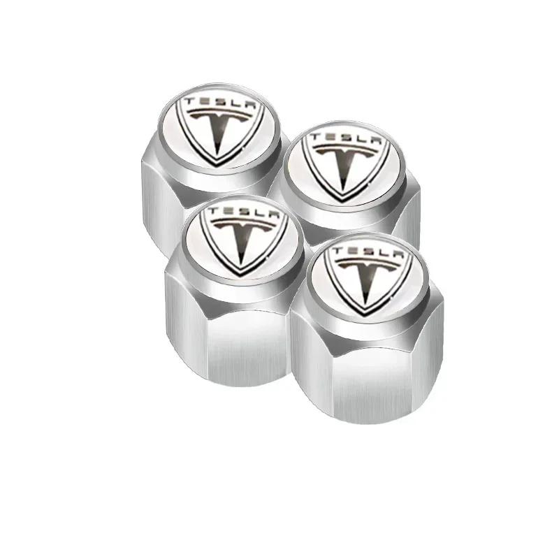 

Car Sticker Tesla 4pcs for Tesla Model 3 Y S X Roadster P75D P85D P90D P100D Car Wheel Tire Valve Stem Caps with Wrench Auto Ex