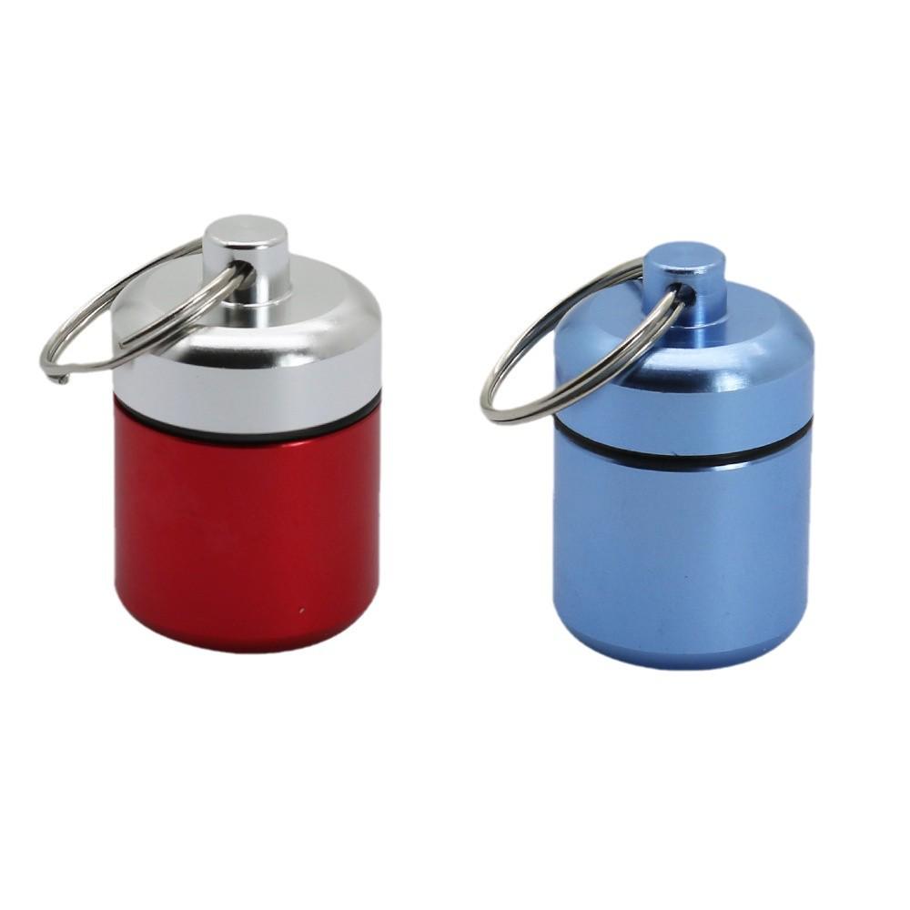 Aluminum Alloy Earplug Storage Box with Keychain