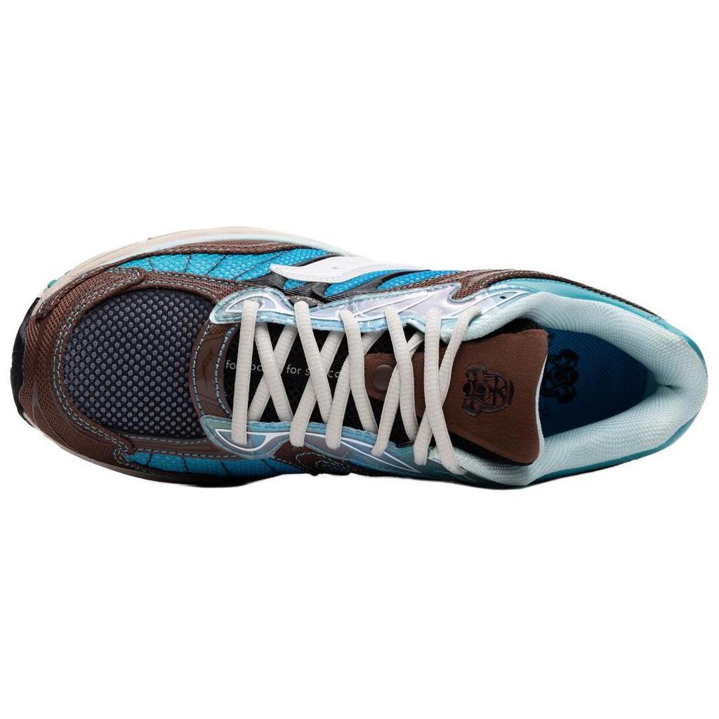 Footpatrol X Saucony ProGrid Omni 9 Blue Brown Men Sneakers S70923-1