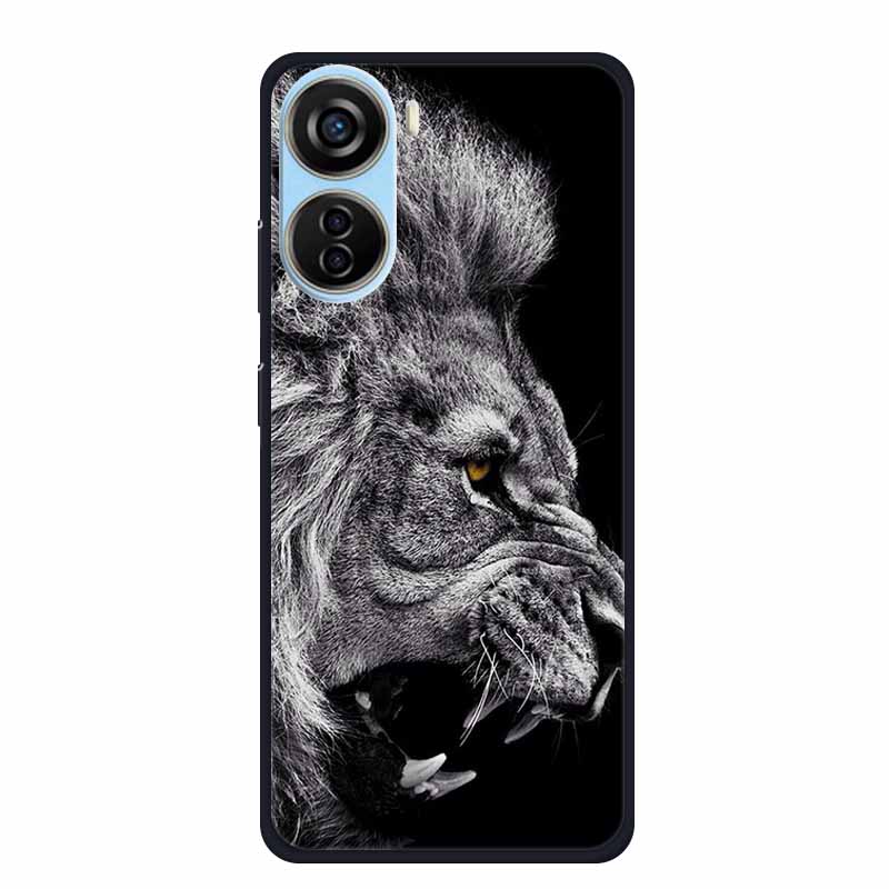 For ZTE Axon 40 LITE Case Popular Picture Black Silicone Soft Back Cover Case For ZTE Axon 40 Lite Case 40Lite Phone Cover Coque