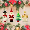 Christmas Ornament Making Kit DIY Christmas Button Pendant Making Set Decorative Art Supplies