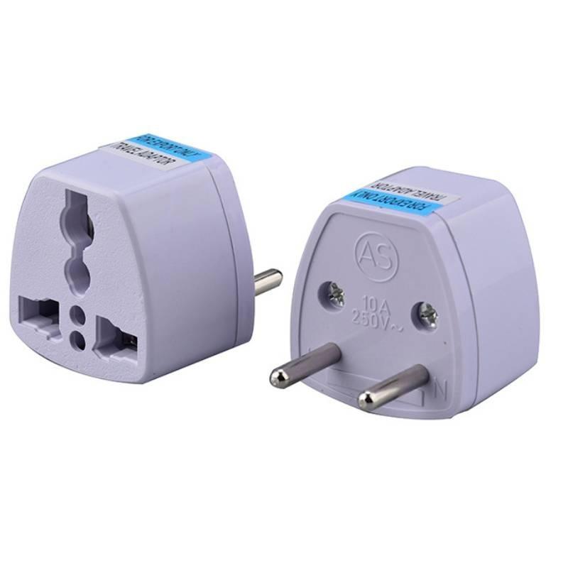 

Universal Power Adapter Plug Ce Certified For Uk Eu Us Au De Standard Conversion EU Three pores