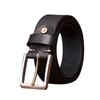 New 304 Stainless Steel Buckle Belt Men'S Leather First Layer Cowhide Retro Simple Versatile Casual Pants Belt Men