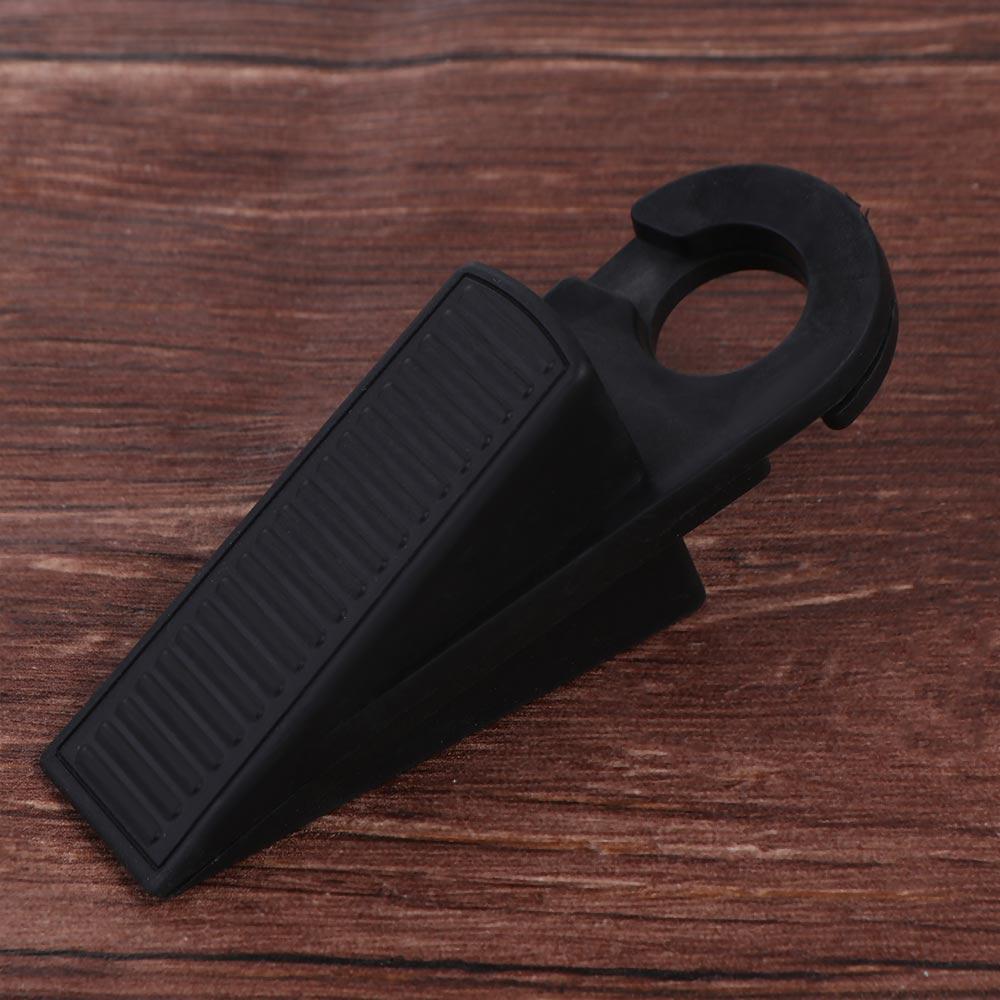 2PCS Rubber Hook Door Stop Shock Absorber Door Block Anti-skid Door  Wedge  Home Office