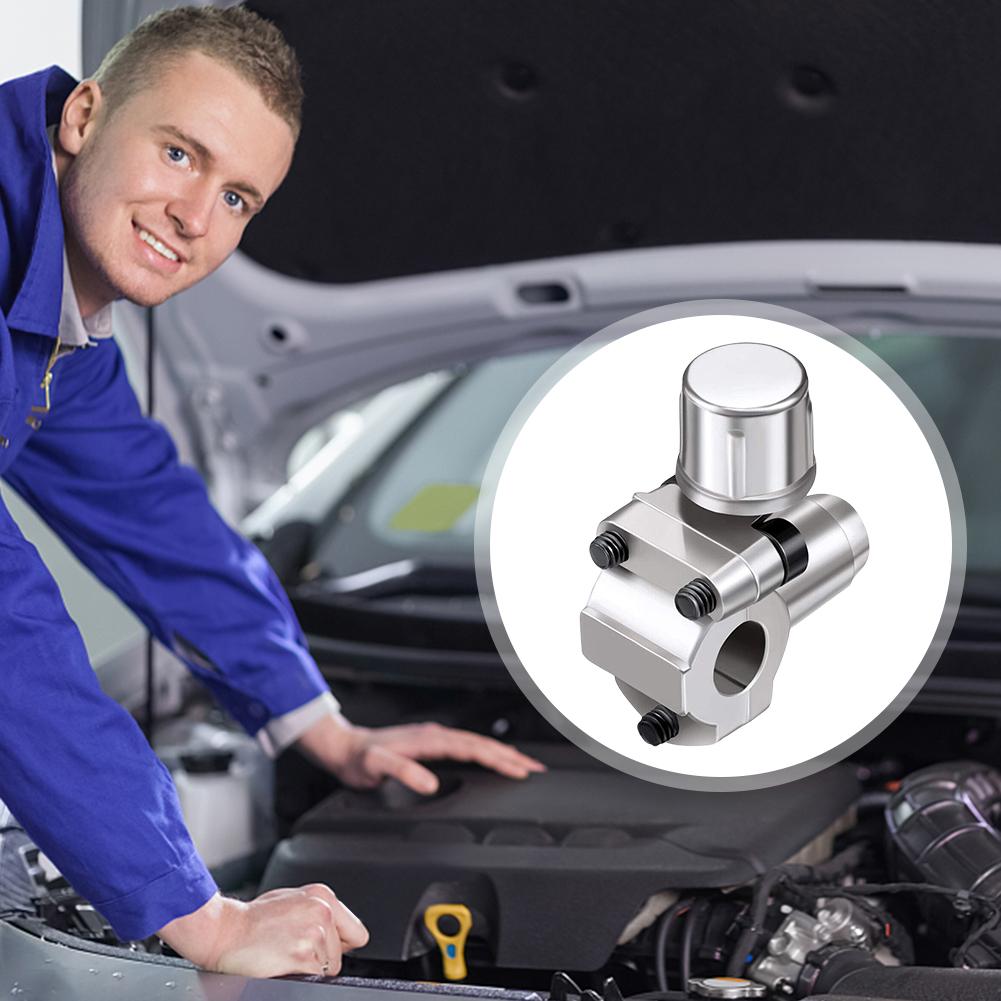 Bullet Piercing Valve with Spanner A/C BPV-31 Piercing Valve Zinc Alloy Air Conditioner Line Tap Valve Hand Tools