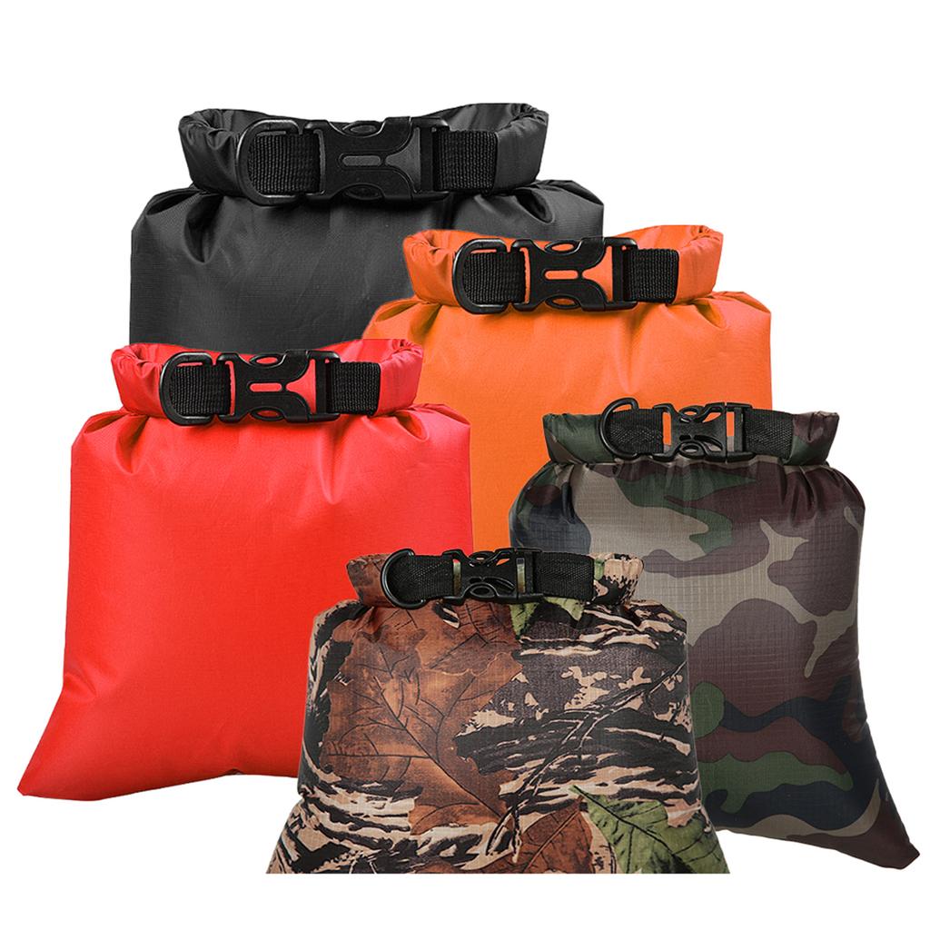 5 Pcs Outdoor Waterproof Storage Bags Dry Sacks Smartphone Camera Storage Bags for Drifting Water