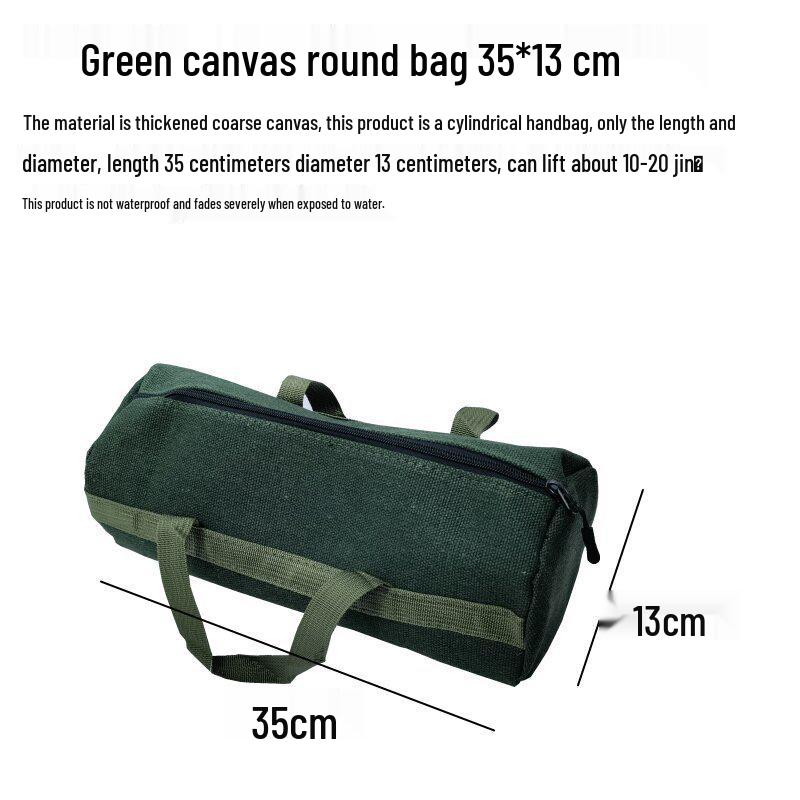 Large Capacity Multifunctional Thickened Canvas Tool Bag