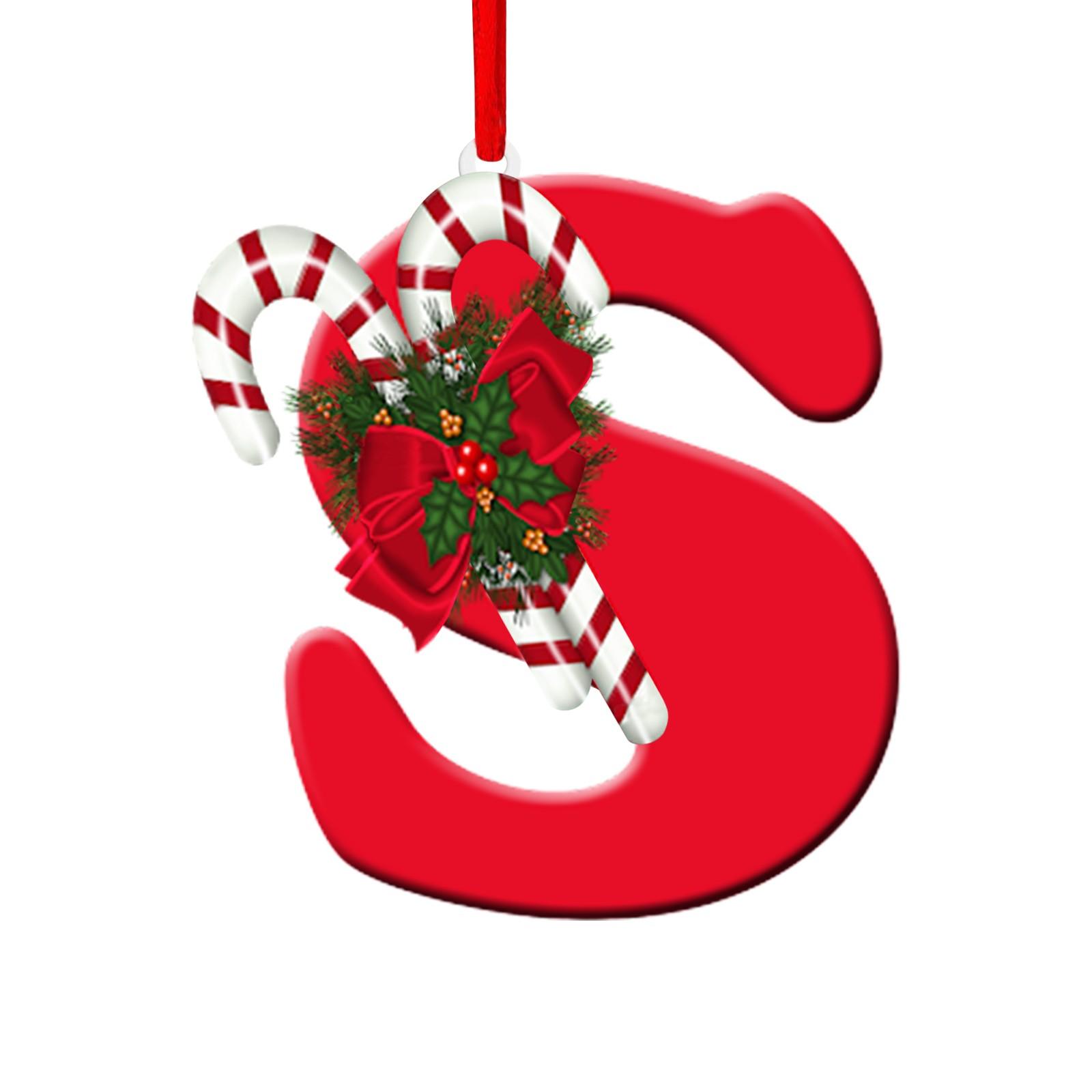 

Рождественская акриловая подвеска с буквами 2025 Счастливого Рождества Украшения для дома Елочные игрушки Навидад Натал Новый год 2025 One Size