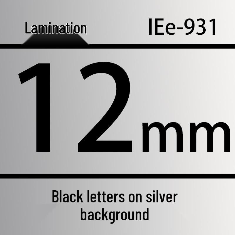 iBest DYMO DM1 Compatible 12mm Waterproof Scratch-Resistant Label Tape 45010 Series