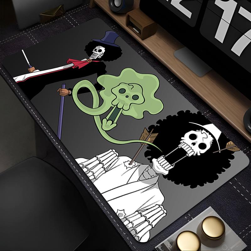 Mouse Pad one piece Brook Anime Game Gaming Accessories Varmilo Keyboard Pad PC Computer Rubber Desk Mat Carpet Mousepad