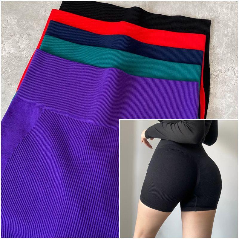 Hip Raise High Waist Exercise Shorts Women's Fitness Shorts Peach Hip Slimming No Embarrassment Yoga Pants Running 2025