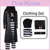 Jojo's Bizarre Adventure Golden Wind Cosplay Kostüm Ristu Nero Anime Charakter Outfit