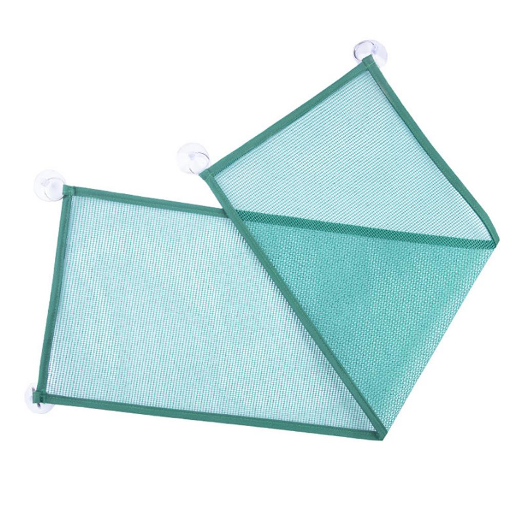 Reptile Mesh Hammock Rectangle Summer Hanging Reptile Breathable Net Hammock Bed with Suction Cups