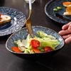 2025 Ceramic Salad and Steak Plate Set with Straw Hat Design