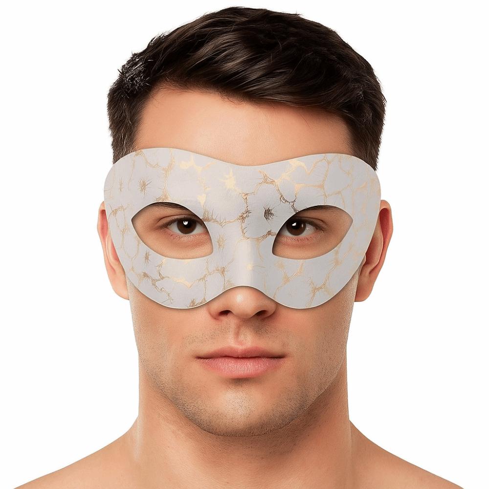 Plastic Jazz Mask Reusable Half Face Mask Retro Halloween Masks Christmas