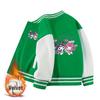 Kuromi Children's Baseball Jacket - Autumn/Winter Fashion, Girls' Plus Velvet Top, Medium & Large Sizes.
