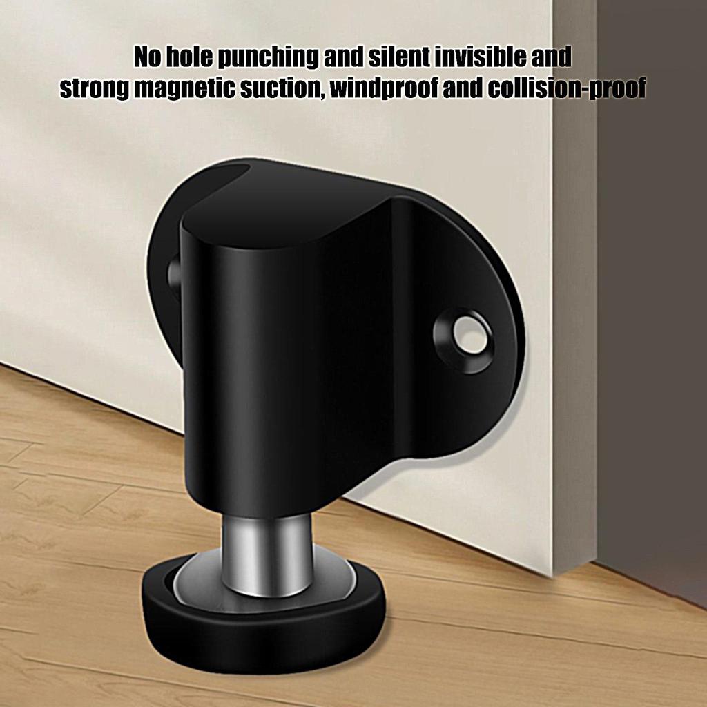 Door Stop Magnetic Door Stopper Floor Mount Stop Wedge Holder Adjustable For Wood Carpet Concrete Tile Floor Shop Home Apartment