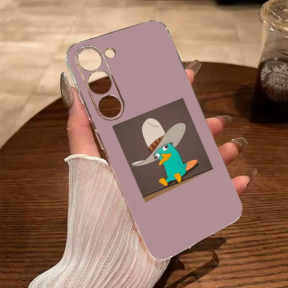 

Прозрачный чехол для телефона P-Perry The P-Platypus для Samsung Galaxy A71, A70, A52, A51, A40, A30 Samsung a514g