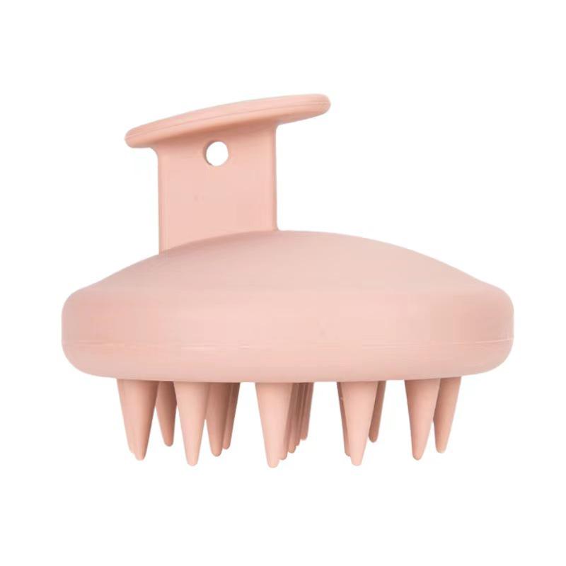 Silicone Scalp Massager & Shampoo Brush - Integrated Design for Styling and Hair Care