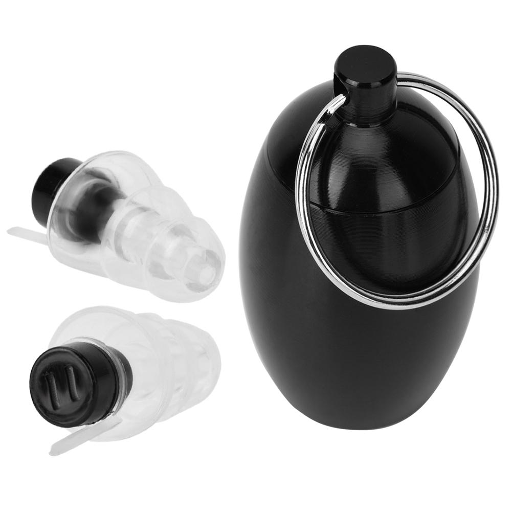 

Anti noise Music Safe Ear Plugs High Fidelity Hearing Protection Black чёрный