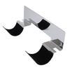 Hair Tool Storage Wall Mount Soft EVA Pad Blow Dryer Curler Straightener Holder Stainless Steel with Adhesive