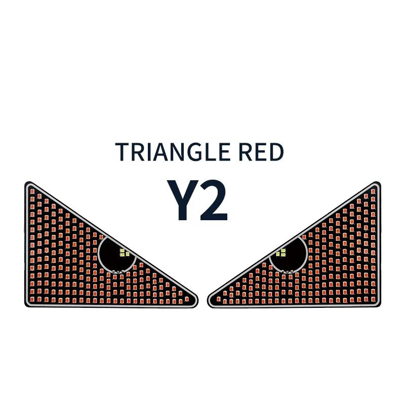 

2 шт. Автомобильный светодиодный декоративный фонарь Devil s Eye задний предупреждающий фонарь Red Devil Eye Atmosphere Light Авто аксессуары для украшения