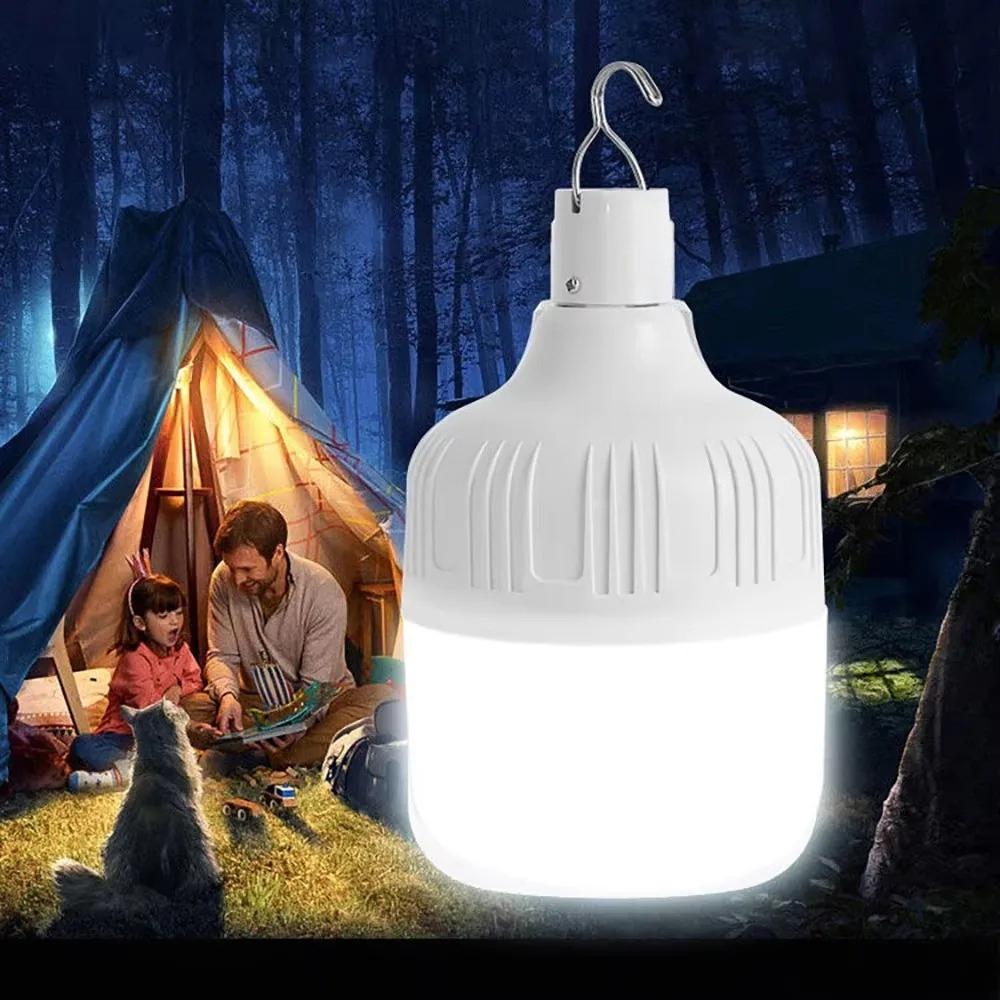Portable Camping Lights Rechargeable Lamp Led Light Lantern Emergency Bulb High Power Tents Lighting Camping Equipment Bulb