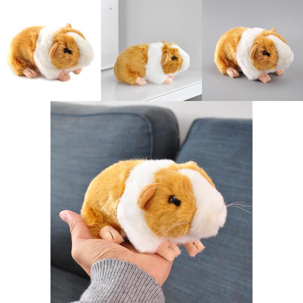 Lifelike Orange Guinea Pig Plush Toy For Children's Collection Gifts