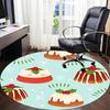 1pc Cake Chair Carpet for Office, Non Slip, Soft and Durable Office Rug for Interior Decoration