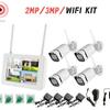 Wireless WiFi NVR Kit with Screen Display for Monitoring