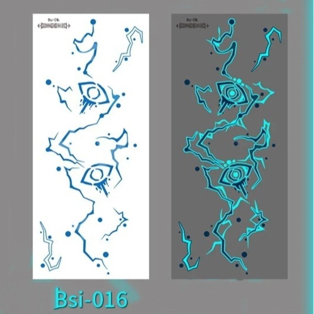 Crack Mark Temporary Tattoo Stickers Waterproof Body Art Stickers Halloween Tattoo Stickers Makeup