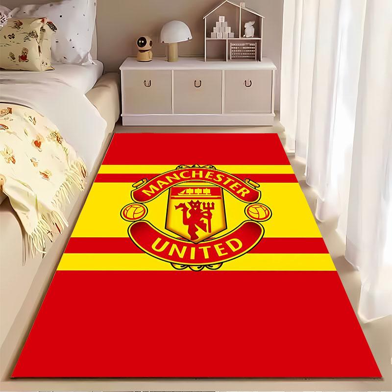 Manchester United Logo Carpet suitable as a non-slip mat for the living room or bedroom sofa