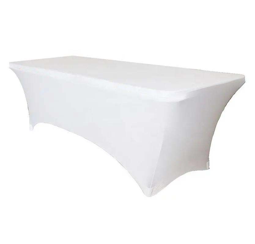 Tablecloth Cover Elastic Table 160Cm White