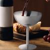 New Stainless Steel Ice Cream Cup,Margarita Champagne Glass Shorty Red Wine Glass Cocktail Cup,High Footed Yogurt Dessert Cup
