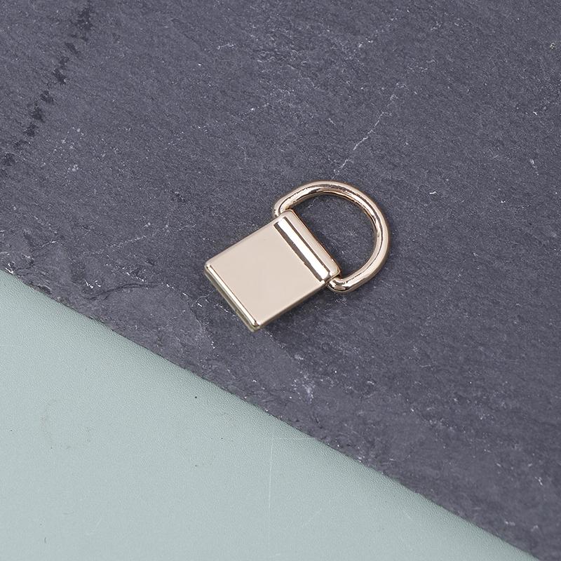 2 Stück Metall D-Ring Tasche Seitenverbinder Schnallen mit Schrauben Handtasche Lederband Griff Kette Haken Verschluss Diy Bastelzubehör