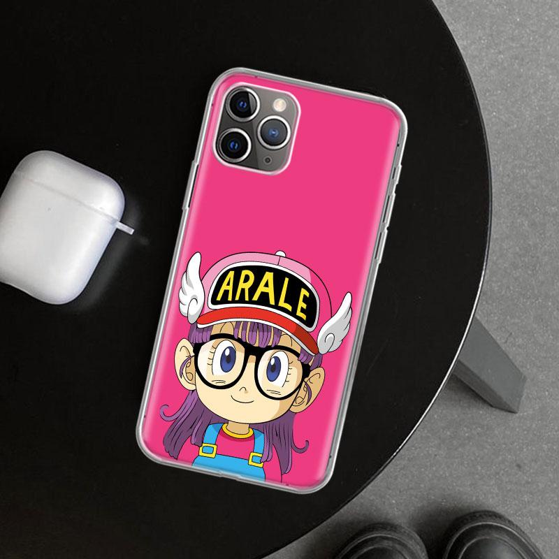 Arale Dr Slump Phone Case Cover for iPhone 11 12 13 Mini 14 15 Plus 16 Pro Max 17 Air 7 8 + SE Art Customized Fundas 11 12 13 Mi