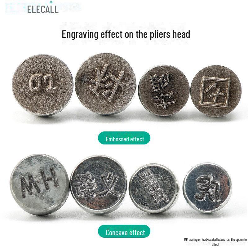 Elek Anti-Theft Seal Kit: Lead Seal Beans, Pliers, Wire, Lock, and Water Meter Seal Set