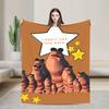 Funny Robert Help Marcus The Worm Plush Blanket Children Flannel Bedding Throws Couch Chair Sofa Bed Warm Bedspread